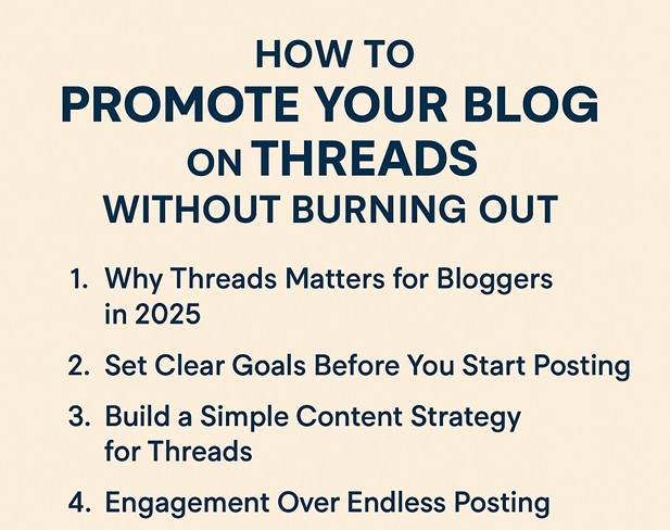 How to Promote Your Blog on Threads Without Burning Out