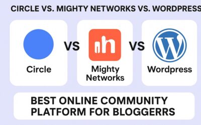 Circle vs. Mighty Networks vs. WordPress: Best Online Community Platform for Bloggers